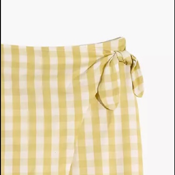 Sarong Midi Skirt in Gingham Check - Picture 4 of 6